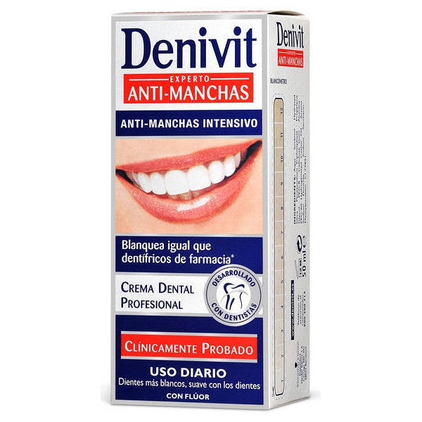 Dentifricio Sbiancante e Anti-Macchie - Denivit - 1