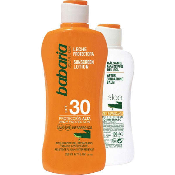 Leche Protettore Solare Aloe Spf30 + Doposole - Babaria - 1