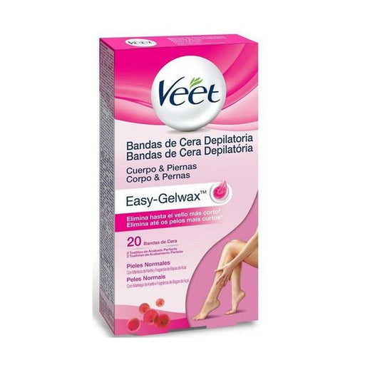 Bandas de Cera Depilatorias Corporales Pn  20 Uds - Veet - 1