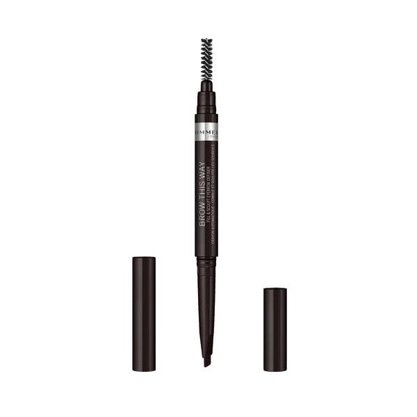 Brow This Way Fill&sculpt Eyebrow Definer 004-soft Black - Rimmel London - 1