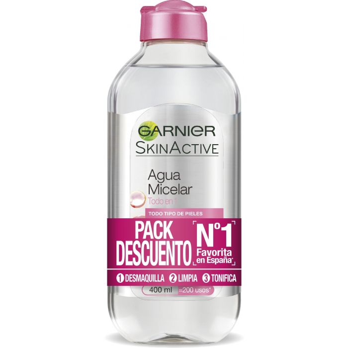 Acqua micellare tutto in uno - Garnier : 2 x 400 ml - 1
