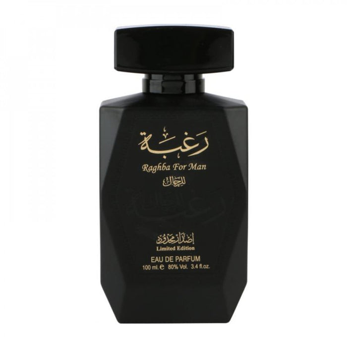 Raghba Eau de Parfum per Uomo 100un + Spray Profumato - Lattafa - 1