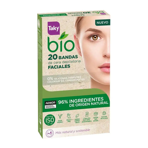 Strisce depilatorie viso bio - Taky - 1