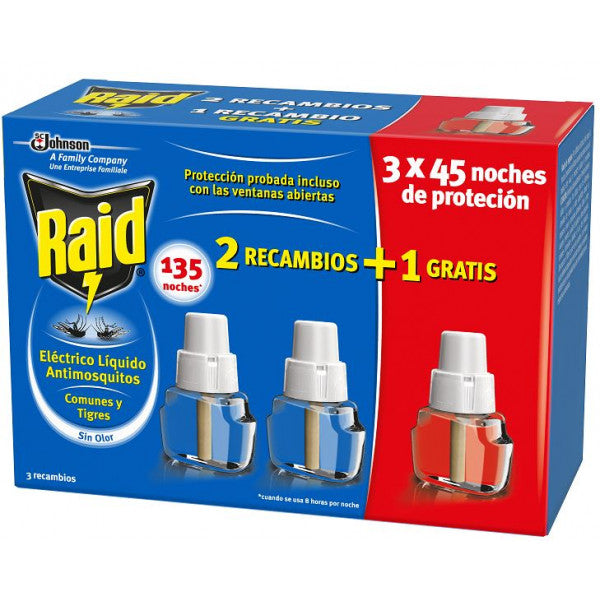 Protezione contro le zanzare X 3 pezzi di ricambio - Raid - 2