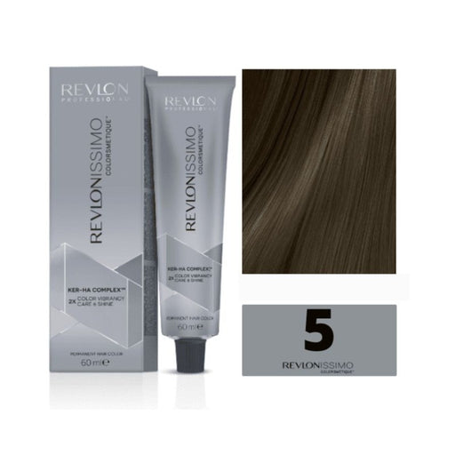 Tinta Revlonissimo Colorsmetique High Coverage: 5-castano chiaro 60ml - Revlon - 1