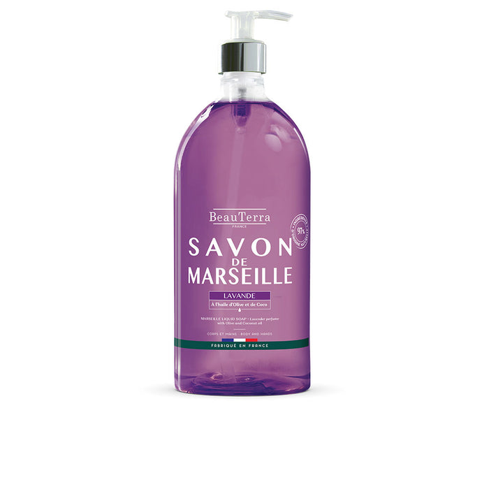 Sapone di Marsiglia Lavanda 1000 ml - Beauterra - 1