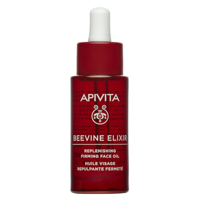 Beevine Elixir Olio Viso Rassodante e Riparatore Propoli e Olio di Vinaccioli 30 ml - Apivita - 1