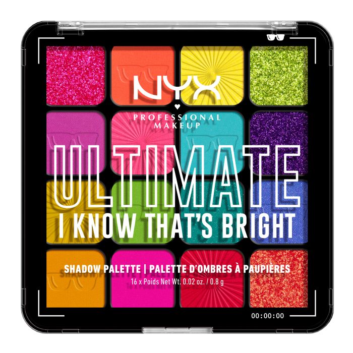 Palette Ombretti Ultimate Shadow - Nyx : I know that&amp;#039;s bright - 1