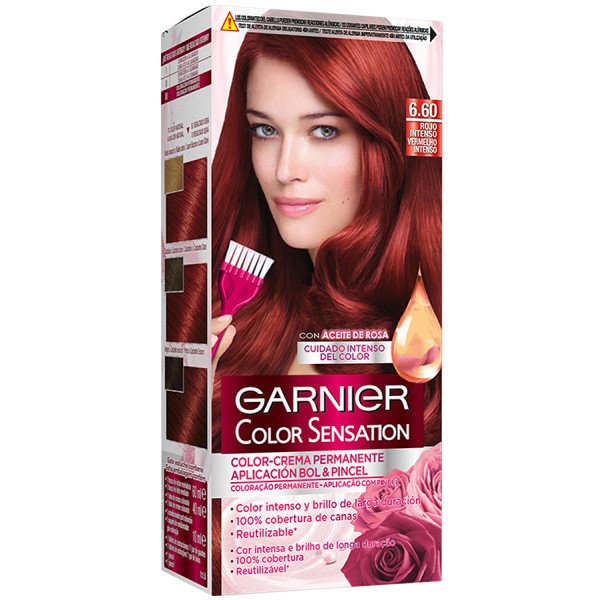 Tintura Permanente Color Sensation 6.60 Rosso Intenso - Garnier - 2