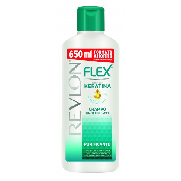 Flex Keratin Shampoo Oily Hair 650 ml - Revlon - 1