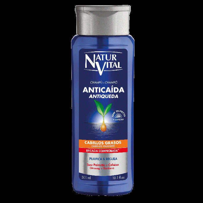 Shampoo Anticaduta per Capelli Grassi 300ml - Naturaleza y Vida - 1