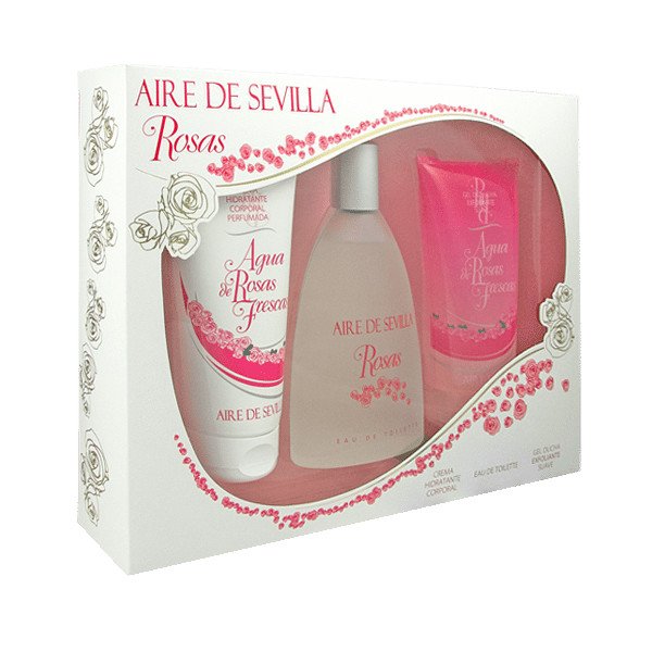 Porta profumo per donna Acqua di rose 3pz - Aire de Sevilla - 1