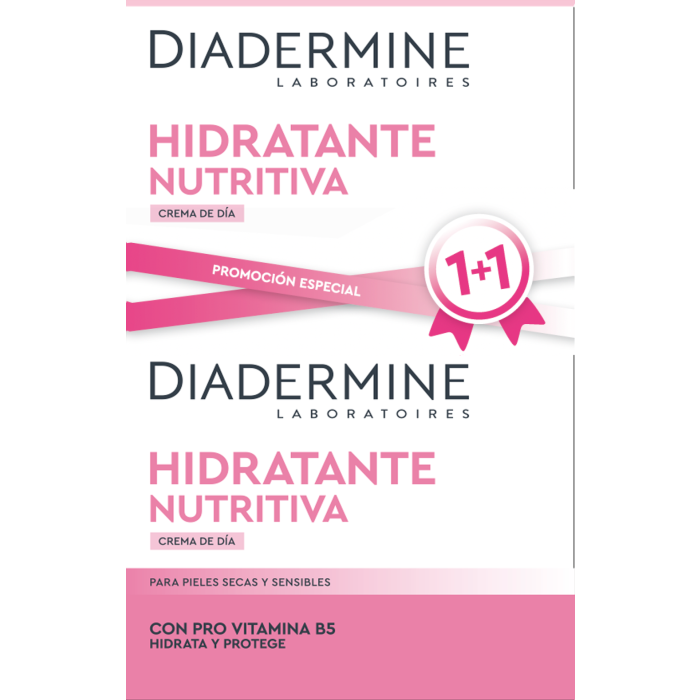 Crema Idratante Nutriente Giorno Lotto 2 X 50 ml - Diadermine - 1