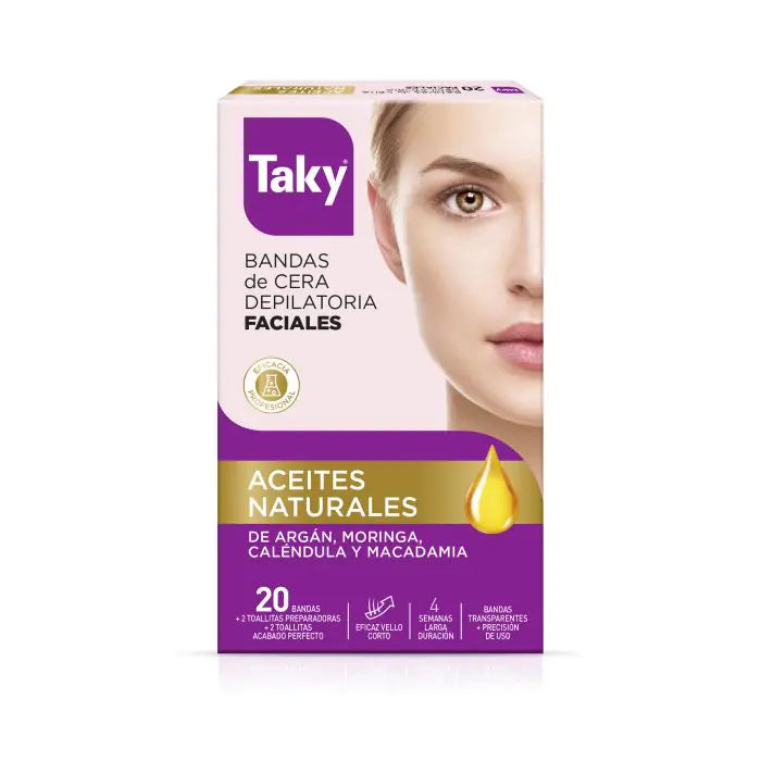 Bande di Cera Depilatoria Viso - Taky - 2