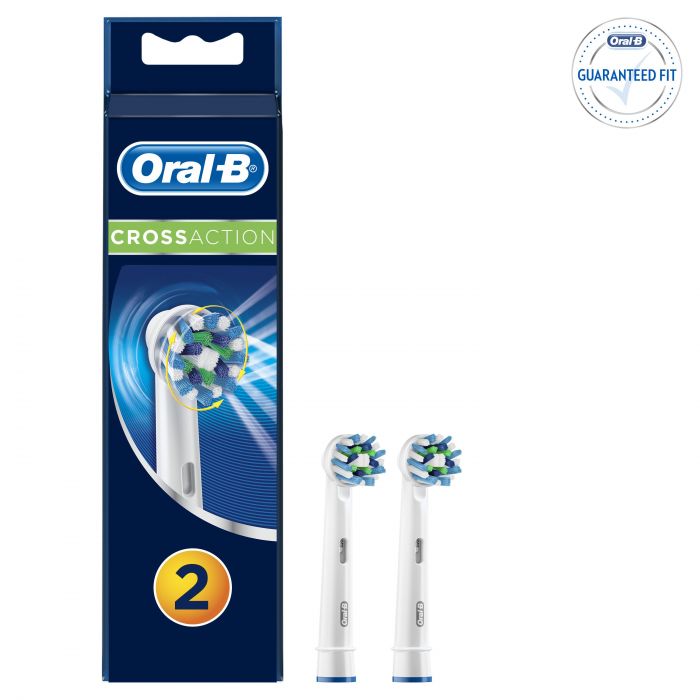 Testine di ricambio CrossAction per spazzolini elettrici - Oral-b : 2 unidades - 1