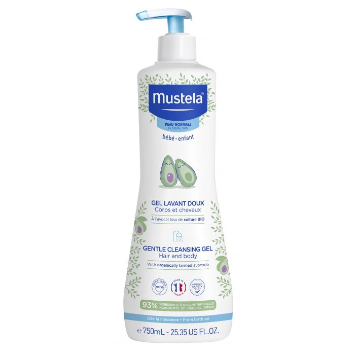 Gel Doccia Delicato per Bambini - Mustela : 750 ml - 1