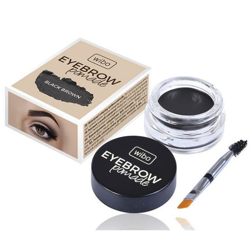 Crema para Cejas Waterproof Sopracciglia Pomata - Wibo : 3 Black Brown - 1