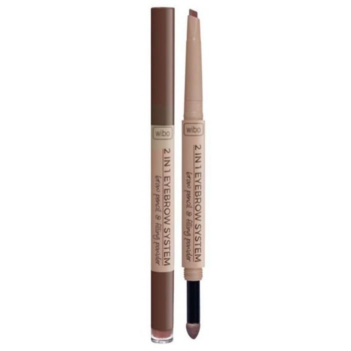 Matita per sopracciglia - Matita per sopracciglia 2 in 1 - Wibo : 2 en 1 Eyebrow Pencil - 1 - 1