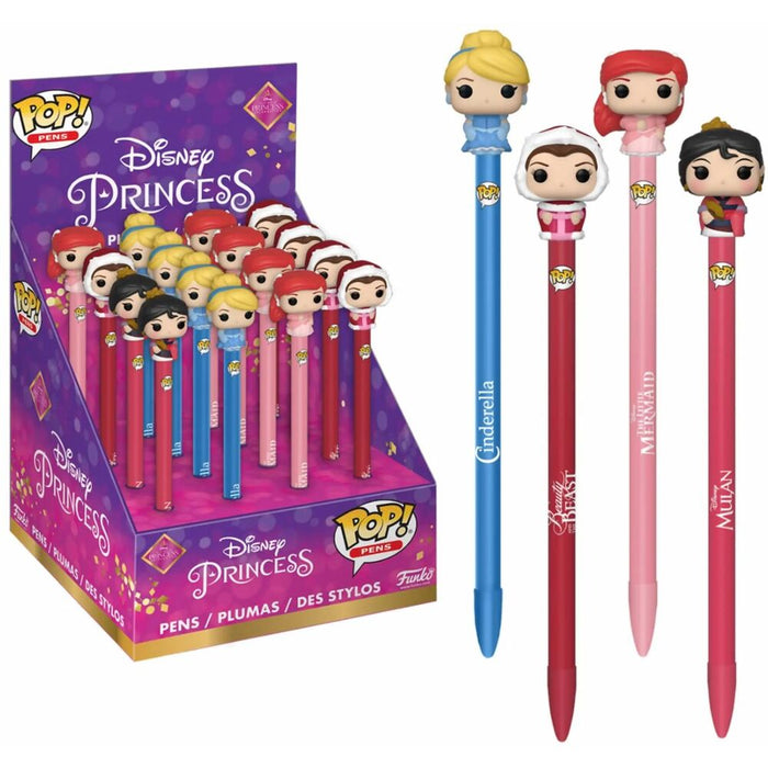 Penna Topper Disney Princess - Funko: Kit 16 Bolígrafos - 4 Princesas - 1