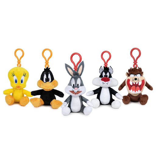 Portachiavi in peluche Looney Tunes 10cm Assortito - Warner Bros. - 1