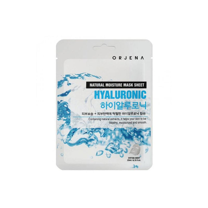 Maschera Viso Naturale con Acido Ialuronico - Natural Moisture Hyaluronic Mask Sheet - Orjena - 1