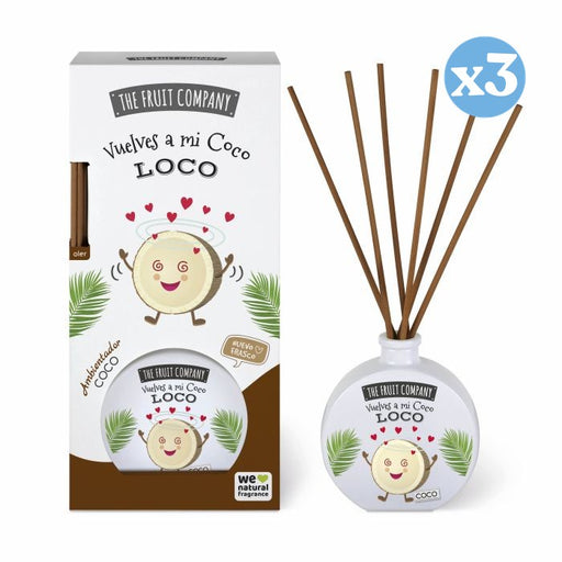 Pacco da 3 - Diffusore Mikado 40 ml - Cocco - The Fruit Company - The Fruit Company - 1