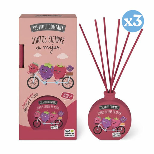 Pacco da 3 - Diffusore Mikado 40 ml - Frutti Rossi - The Fruit Company - The Fruit Company - 1