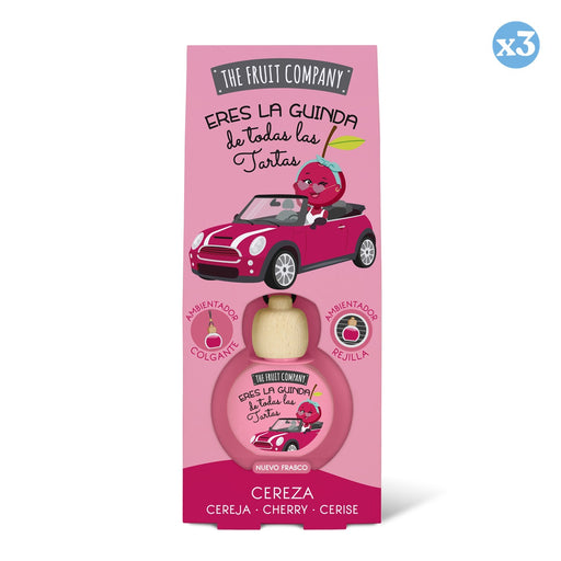 Pack 3x - Deodorante per auto 6,5 ml - Ciliegia - The Fruit Company - The Fruit Company - 1