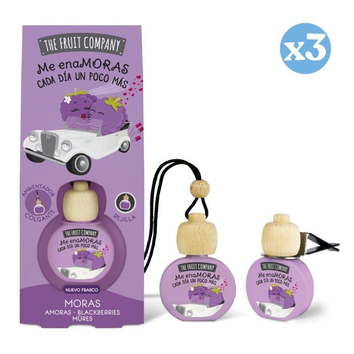 Confezione 3x - Profumatore per Auto 6,5 ml - Mora - The Fruit Company - The Fruit Company - 1