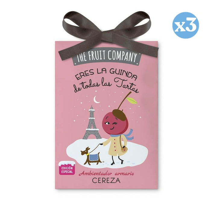 Confezione 3x - Deodorante per armadi 13 gr - Ciliegia - The Fruit Company - The Fruit Company - 1