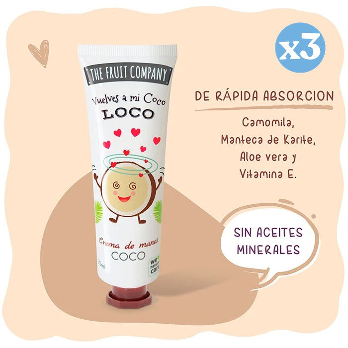 Pack 3x - CREMA MANI AL COCCO TFC - The Fruit Company - 2