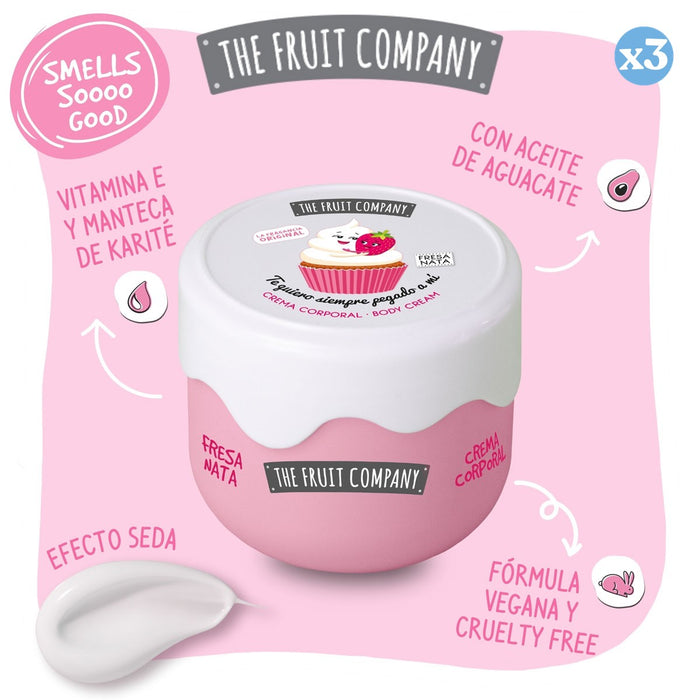Confezione 3x - Crema Corpo Fragola Panna - The Fruit Company - The Fruit Company - 2