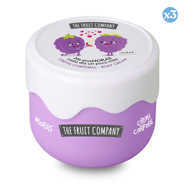Confezione da 3 - CREMA CORPO MIRTILLI 185 ML - The Fruit Company - 1