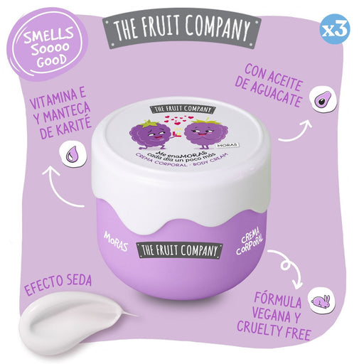 Confezione da 3 - CREMA CORPO MIRTILLI 185 ML - The Fruit Company - 2