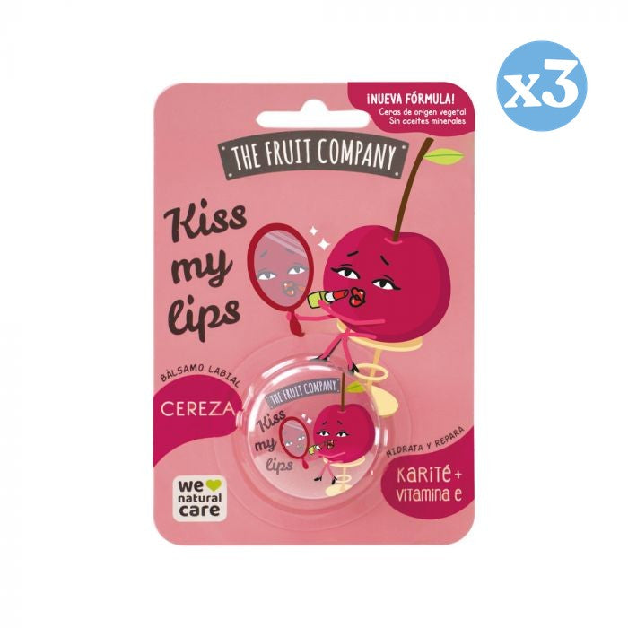 Pack 3x - Balsamo Labbra Ciliegia - The Fruit Company - The Fruit Company - 1