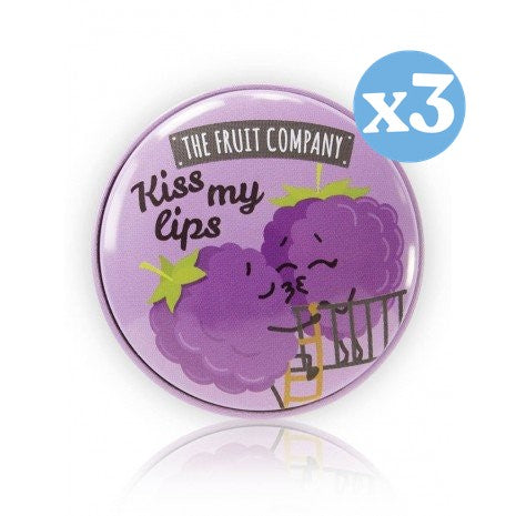 Confezione 3x - Balsamo Labbra ai Mirtilli - The Fruit Company - The Fruit Company - 1