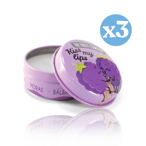 Confezione 3x - Balsamo Labbra ai Mirtilli - The Fruit Company - The Fruit Company - 2