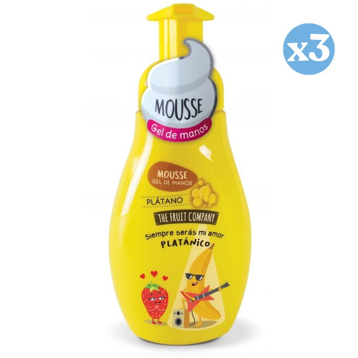 Confezione 3x - Schiuma Gel Mani Banana - The Fruit Company - The Fruit Company - 1