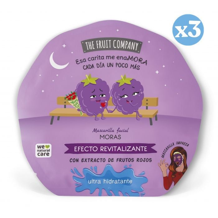Confezione 3x - Maschera ai Mirtilli - The Fruit Company - The Fruit Company - 1