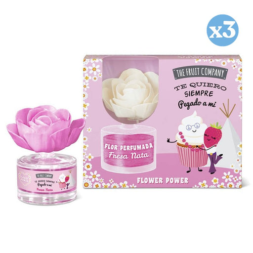 Confezione 3x - Fiore Profumato Fragola Panna - The Fruit Company - The Fruit Company - 1