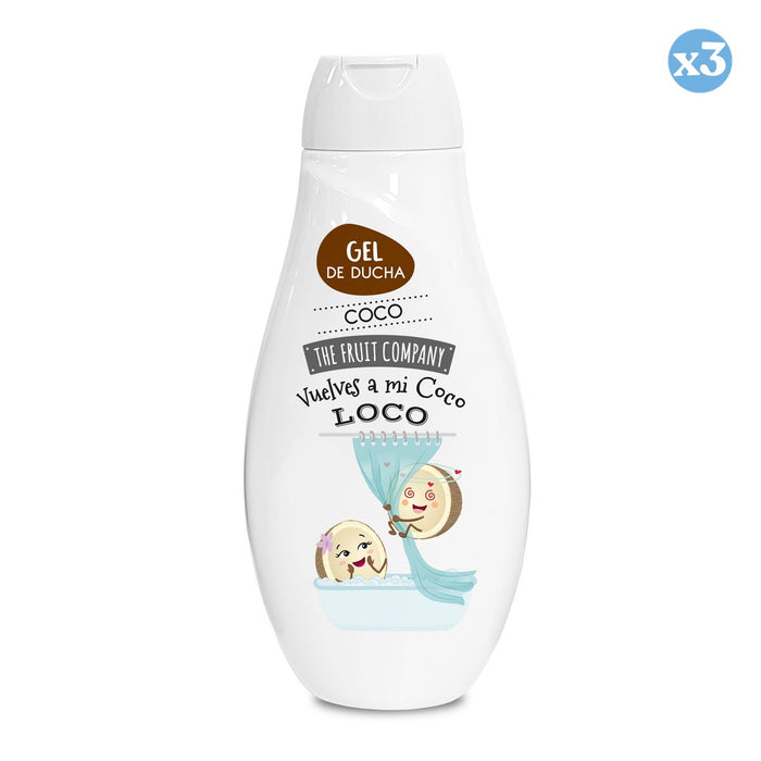 Pacco 3x - Gel Doccia Cocco 600 ml TFC - The Fruit Company - 1