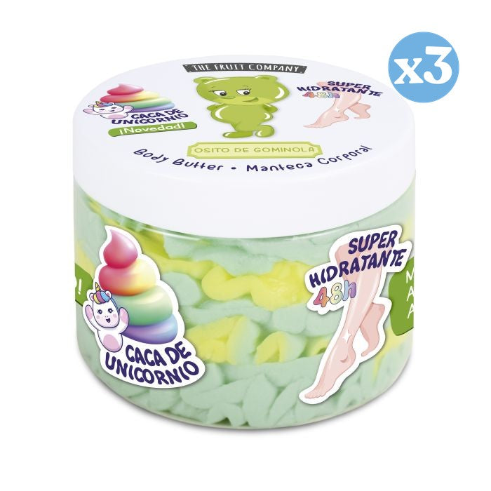 Confezione da 3 - BURRO CORPO ORSETTO DI GOMMA 250GR TFC - The Fruit Company - 1