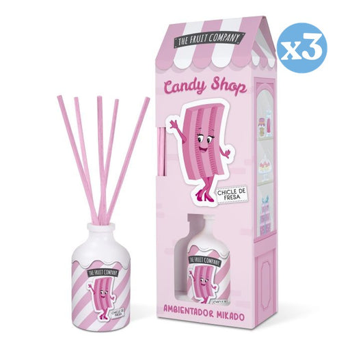 Confezione 3x - Mikado Fragola Chewing Gum 40ml - Edizione Candy - The Fruit Company - 1
