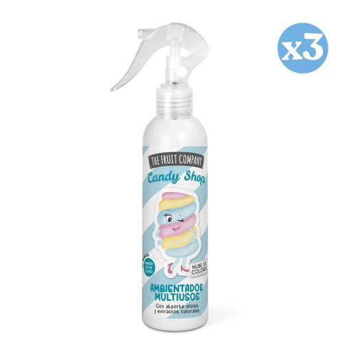 Pacco 3x - Spray Deodorante Multiuso - Nuvola di Colori - Edizione Candy 200ml - The Fruit Company - 1