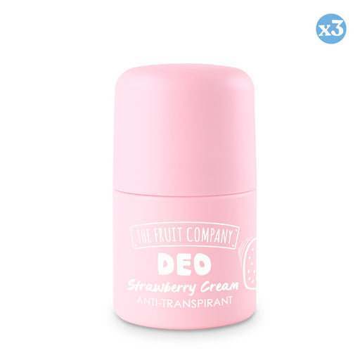 Confezione 3x - DEO ROLL ON FRESA NATA ANTITRANSPIRANTE SOFT TOUCH - The Fruit Company - 1