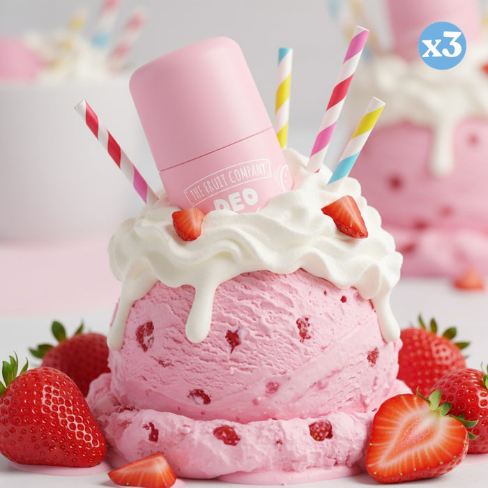 Confezione 3x - DEO ROLL ON FRESA NATA ANTITRANSPIRANTE SOFT TOUCH - The Fruit Company - 2