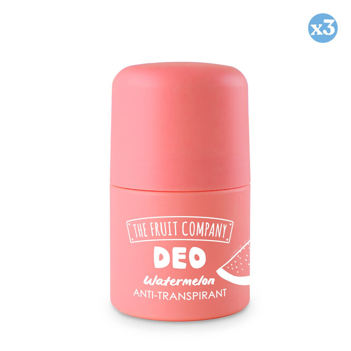 Confezione 3x - DEO ROLL ON ALL'ANGURIA ANTI-TRASPIRANTE SOFT TOUCH - The Fruit Company - 1