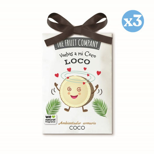 Confezione 3x - Profumo per armadio al cocco - The Fruit Company - The Fruit Company - 1