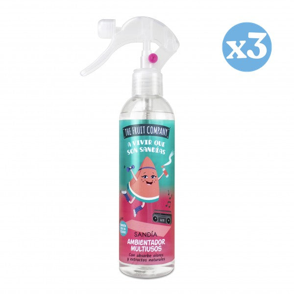 Confezione da 3 - Spray Deodorante Multiuso - The Fruit Company - 1