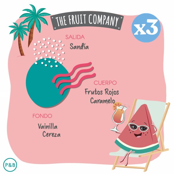Confezione da 3 - Spray Deodorante Multiuso - The Fruit Company - 3